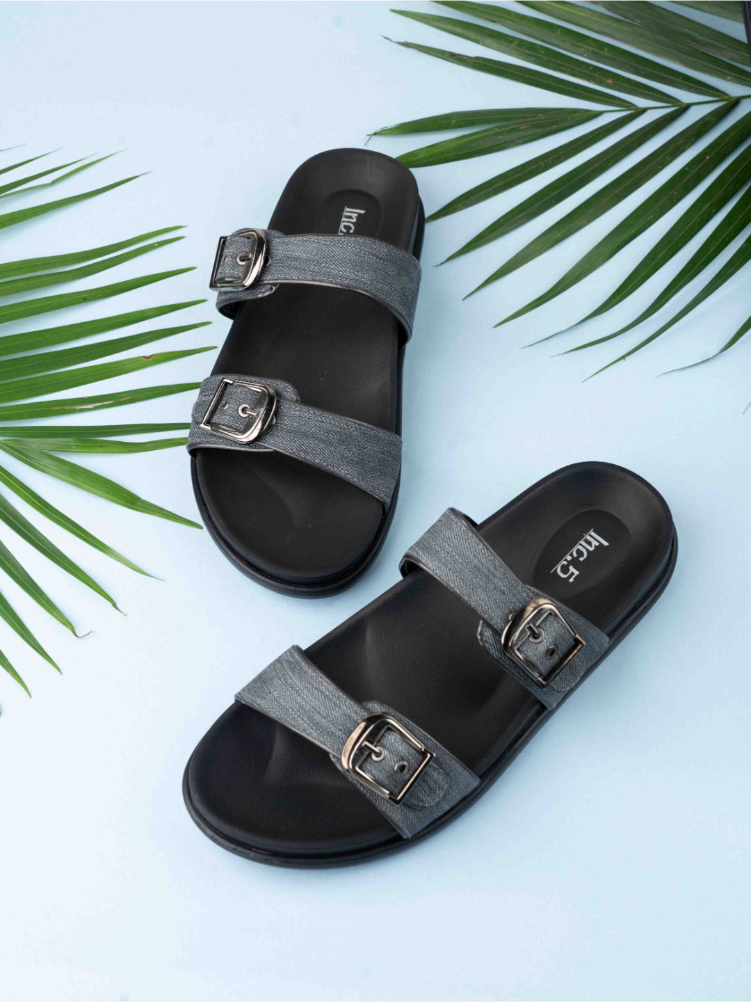 Womens Black Casual Solid Open Toe Flats