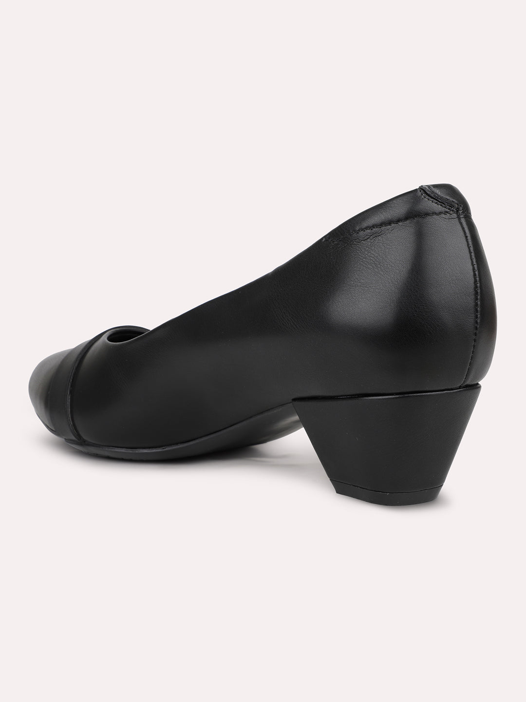 Womens Black Party Wear Solid Pumps