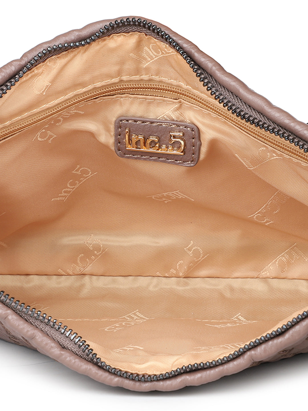 Women Brown Woven Design Structured Sling Bag