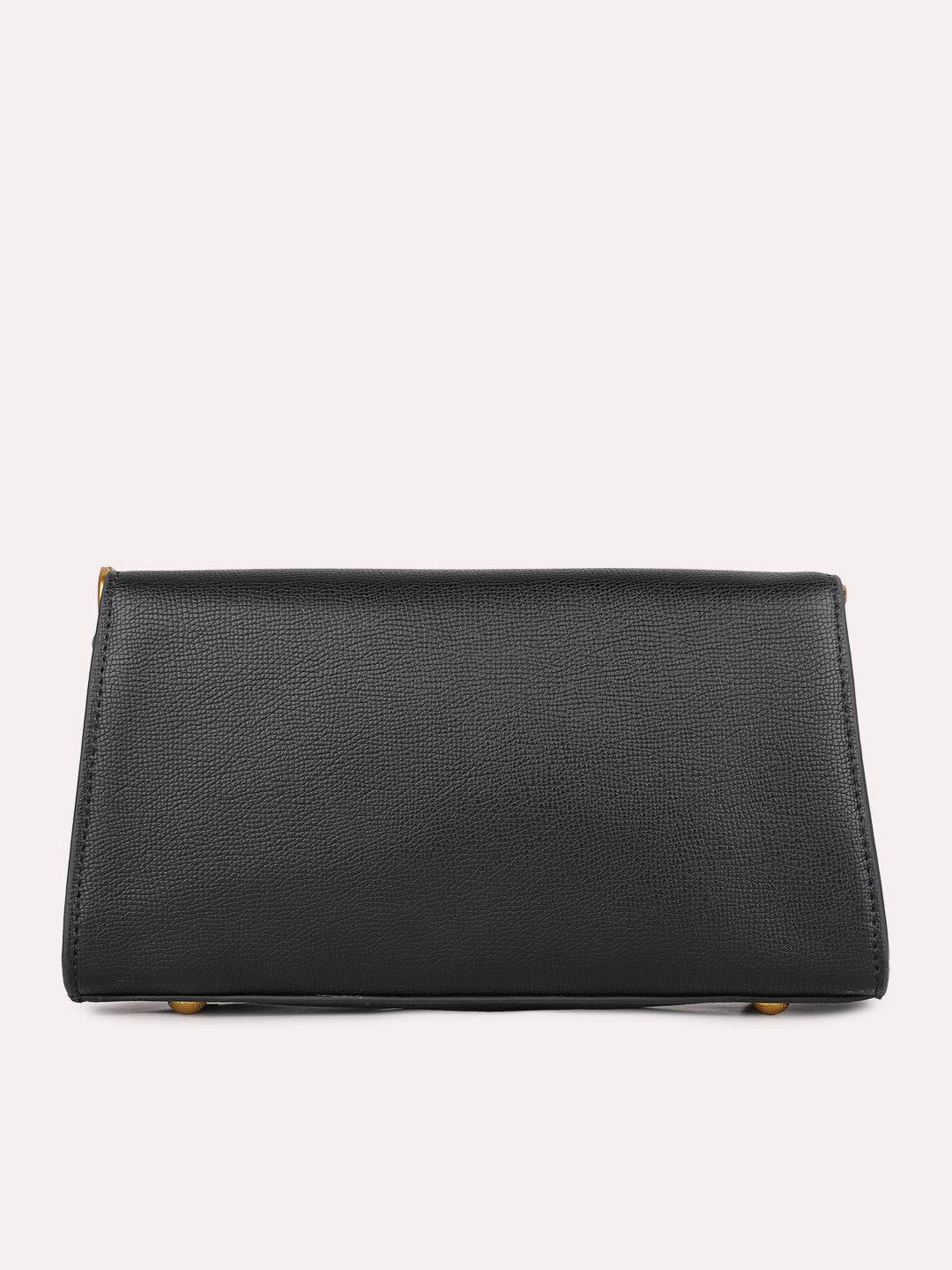 Womens Black Textured Sling Bag