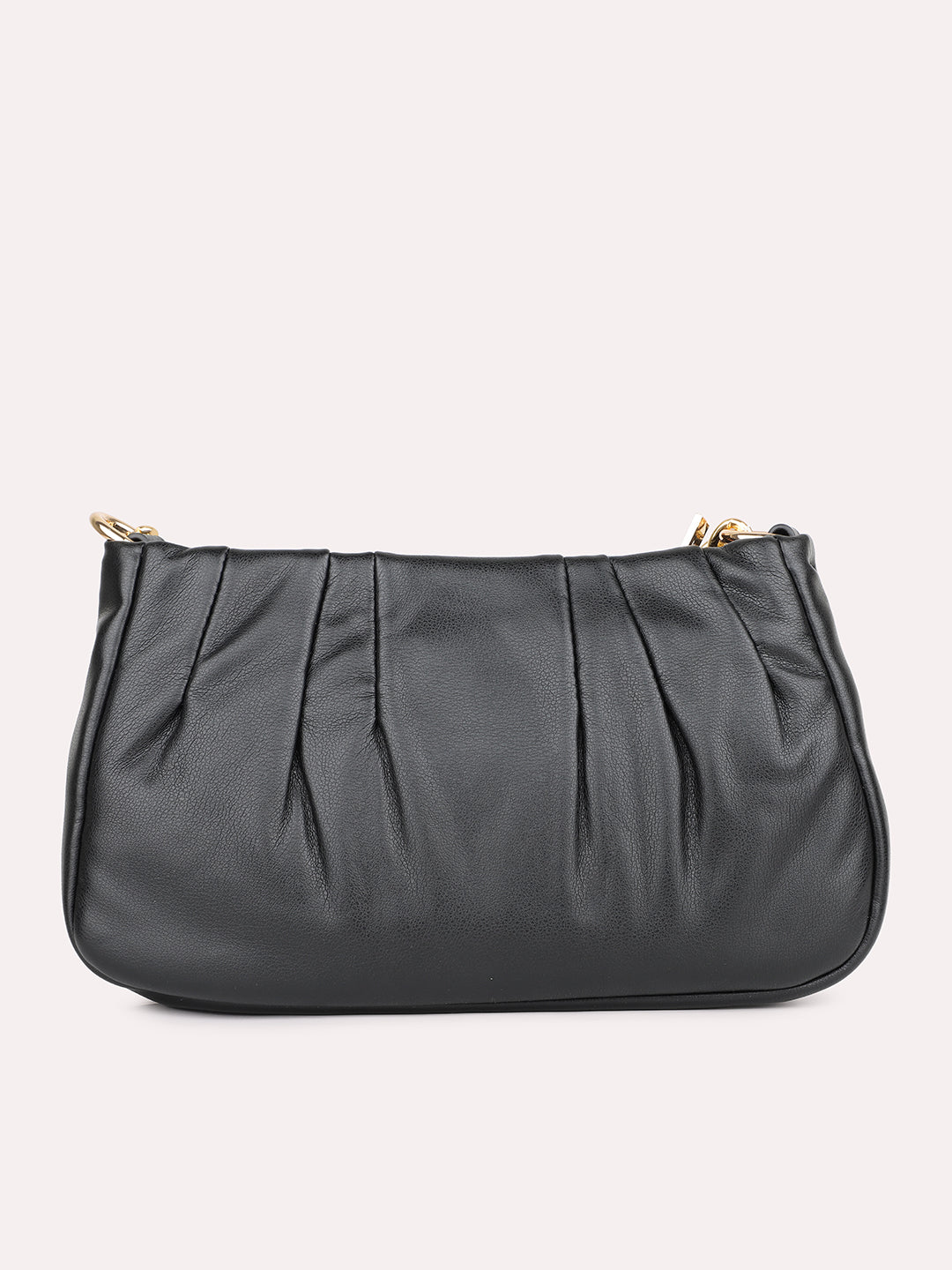 Womens Black Embellished Sling Bag