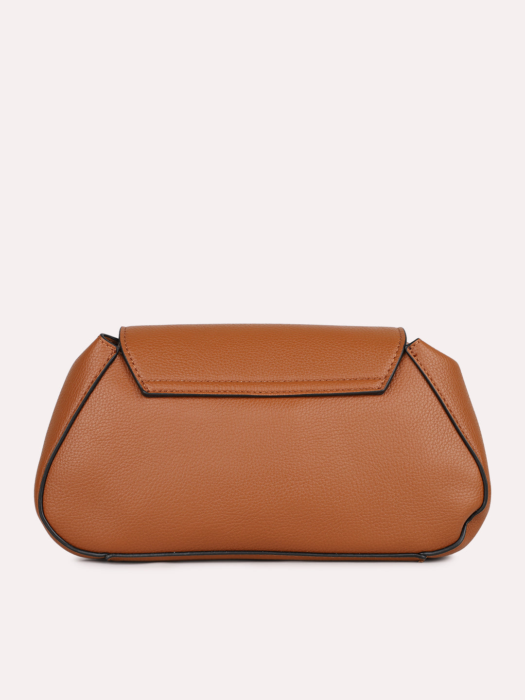 Womens Tan Solid Shoulder Bag