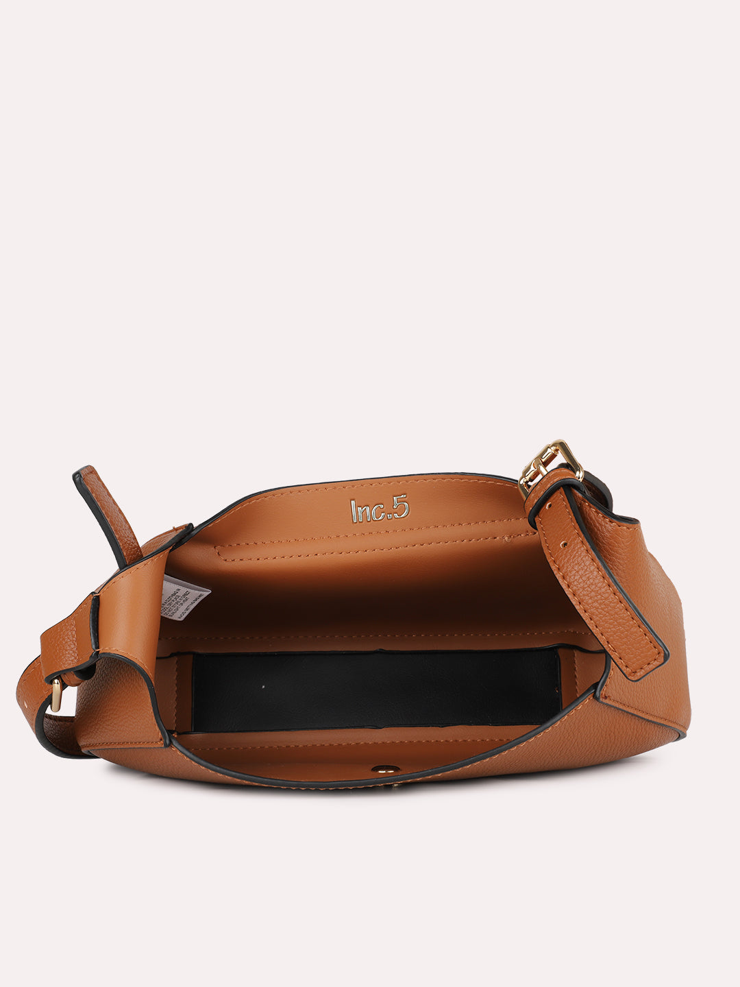 Womens Tan Solid Shoulder Bag