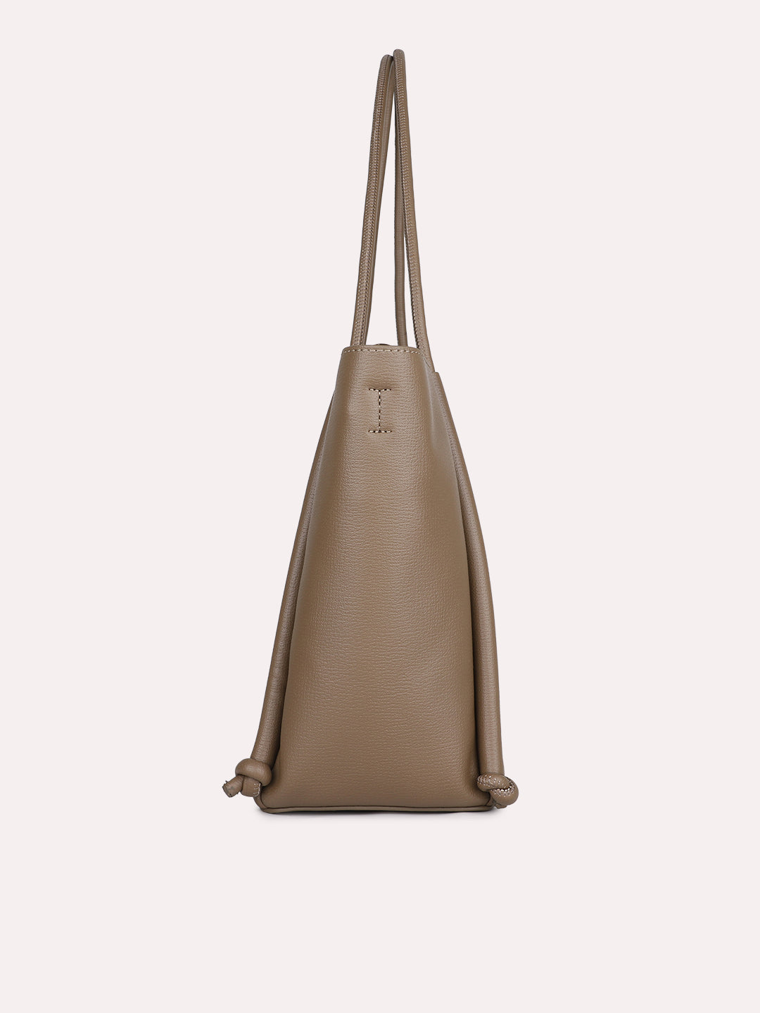 Womens Khaki Solid Shoulder Bag