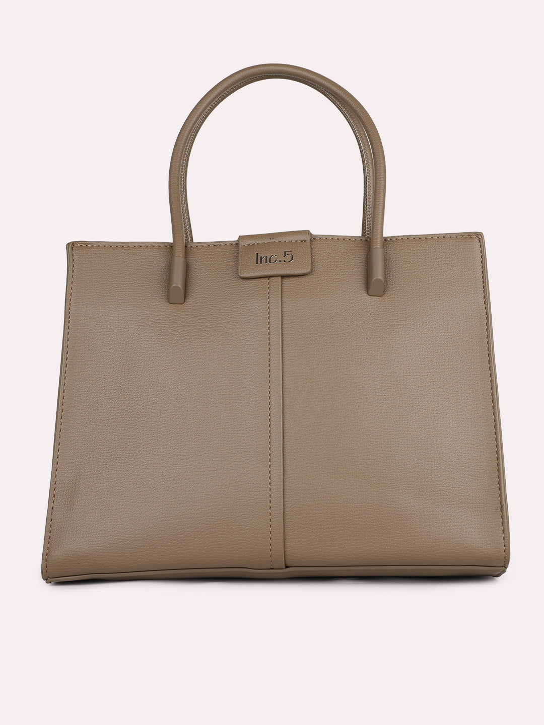 Womens Khaki Solid Handbag