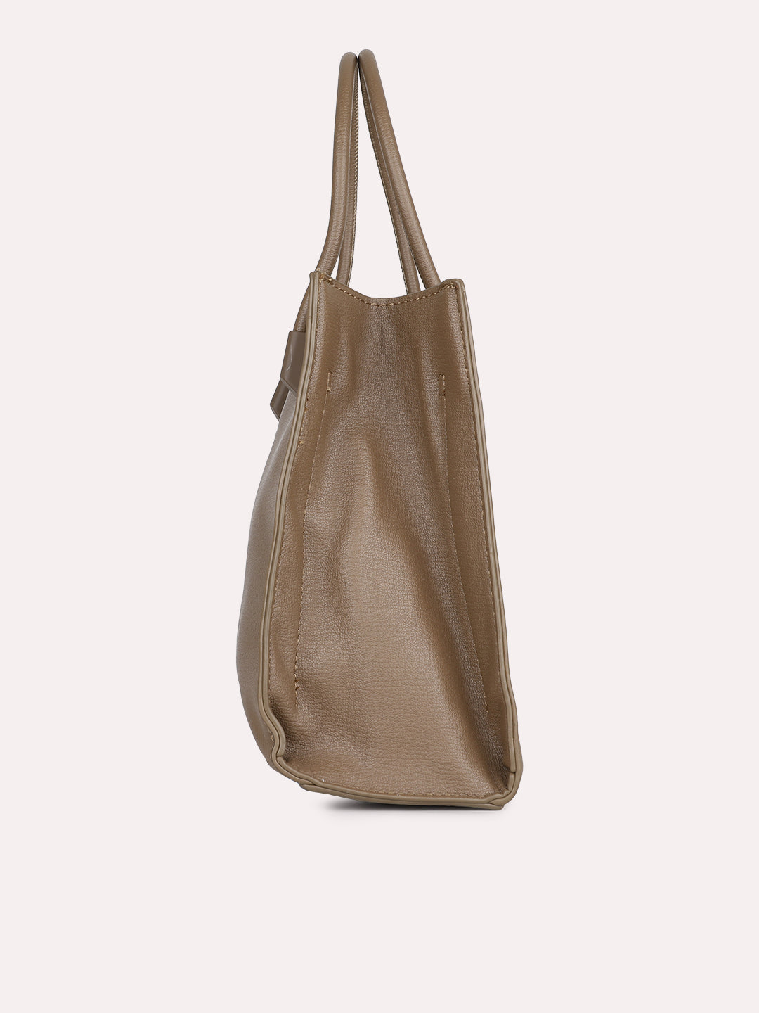 Womens Khaki Solid Handbag