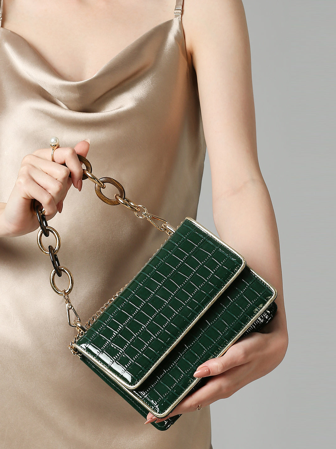 INC Lexy sparkle embellished women's clutch minaudiere shoulder bag - BLACK  | eBay