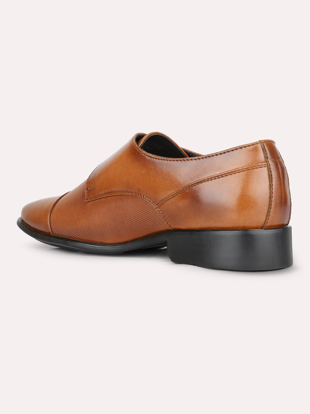 Mens Tan Casual Pointed Monk Shoe Shoe