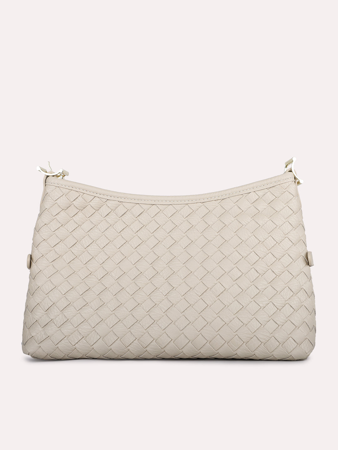 Buy Now Womens Beige Textured Shoulder Bags