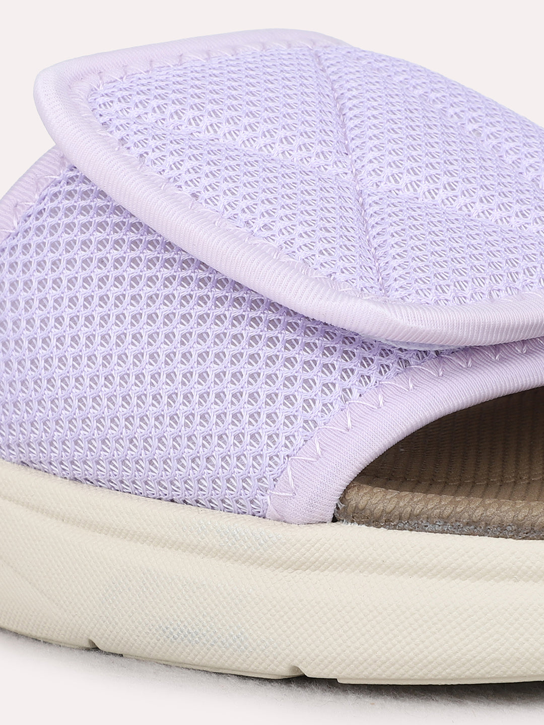 Womens Pink Casual Solid Round Toe Wedge Heel Sandals