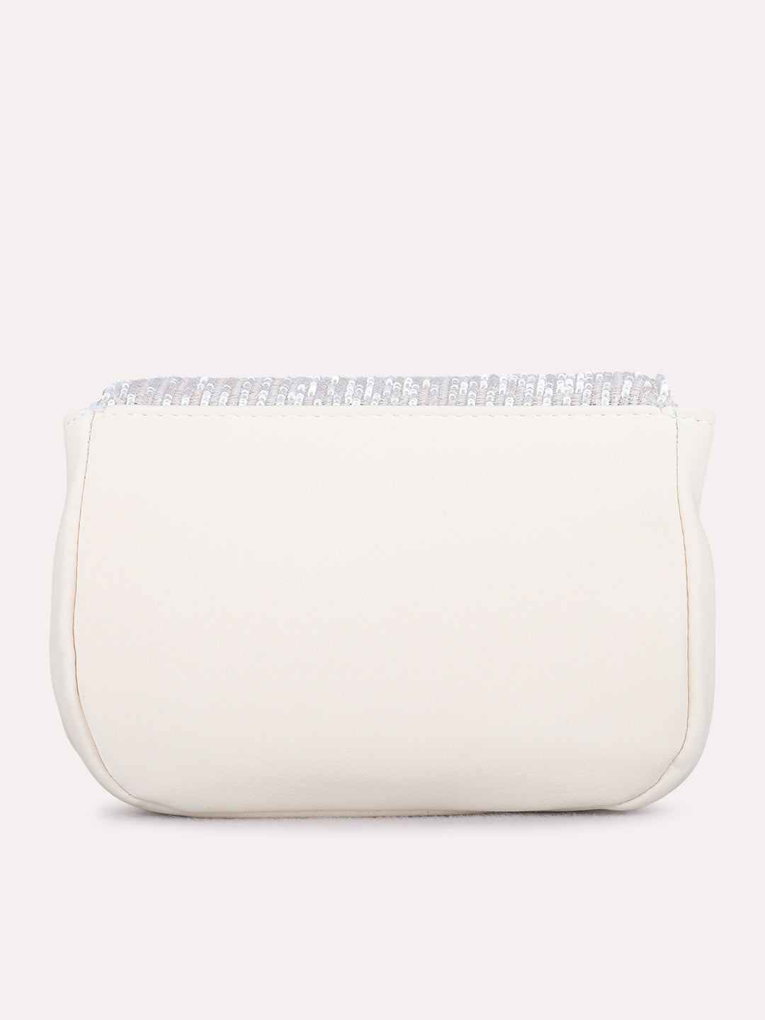 Womens Beige Clutches With Twist Lock For Party Use