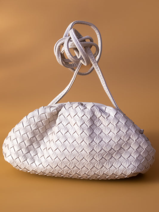 Women Beige Textured Design Solid Sling Bag