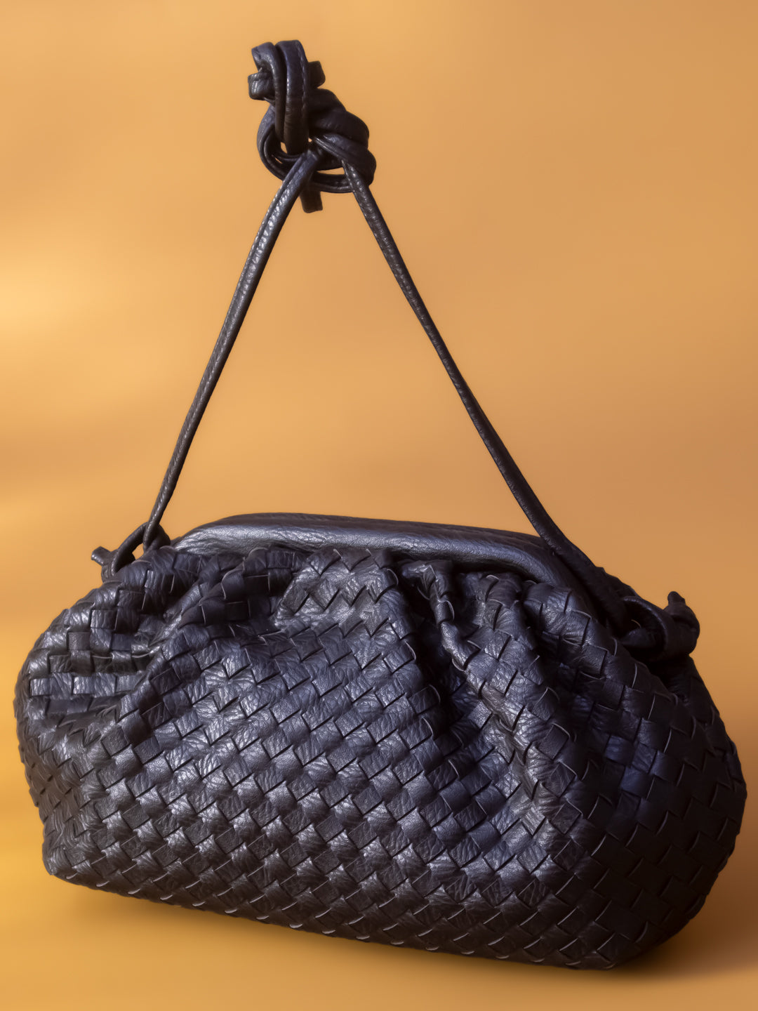 Women Black Animal Textured Solid Sling Bag