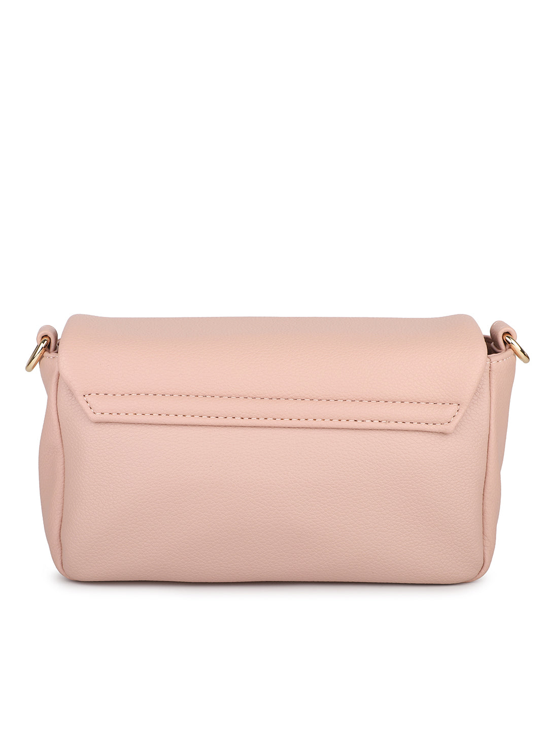 Women Pink Solid Sling Bag