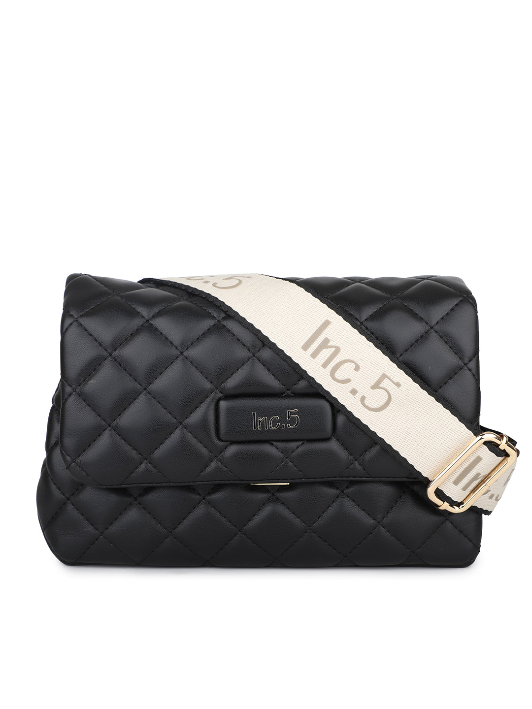 Buy Now Women Black Quilted Sling Bag