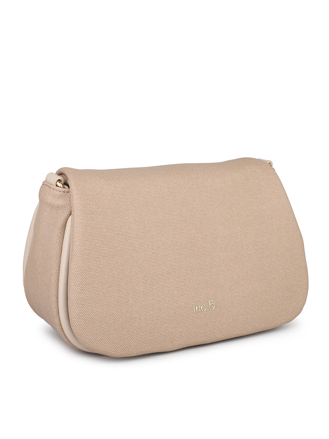Buy Now Women Beige Solid Shoulder Bag - Main Image