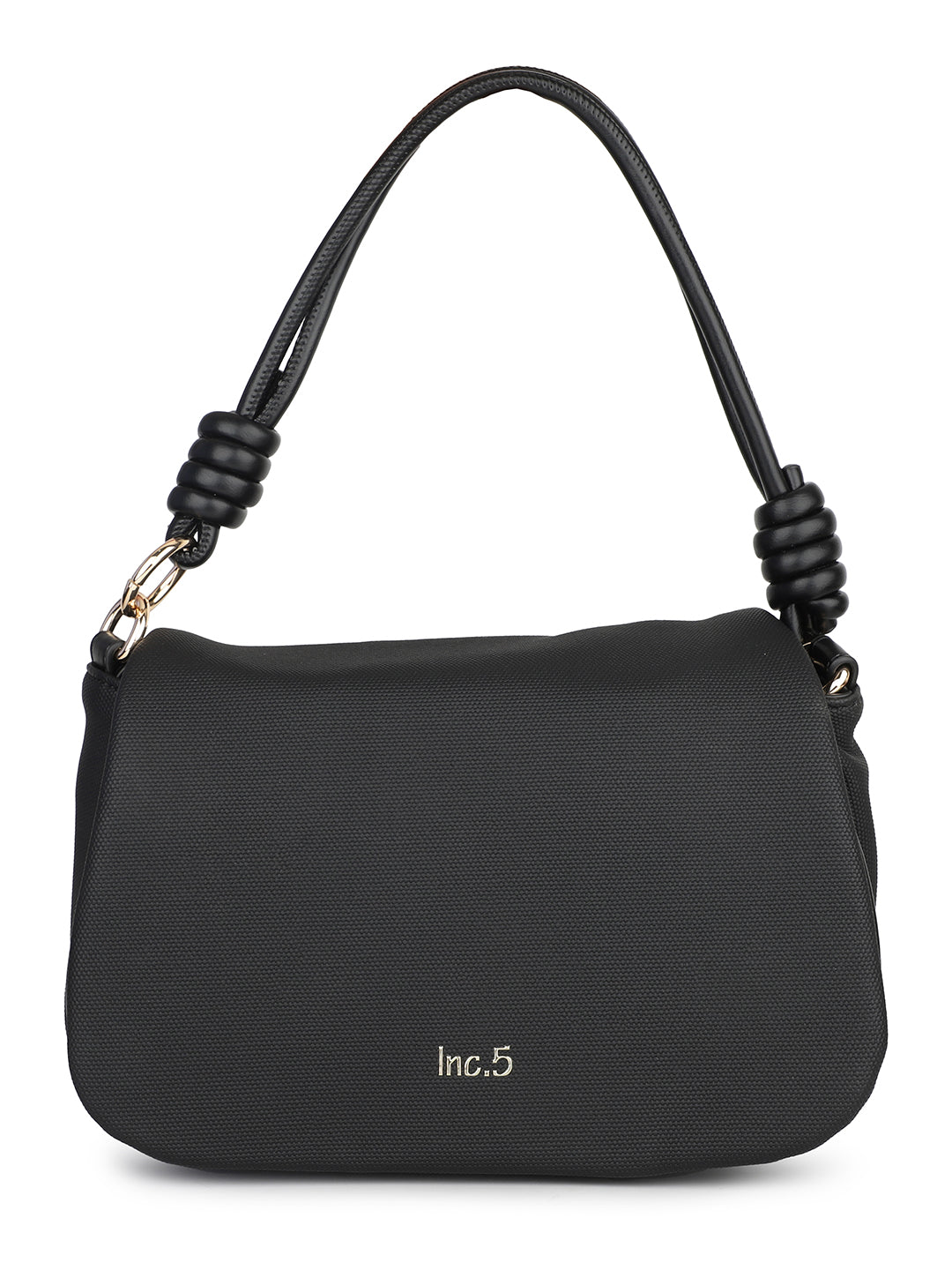 Women Black Solid Shoulder Bag