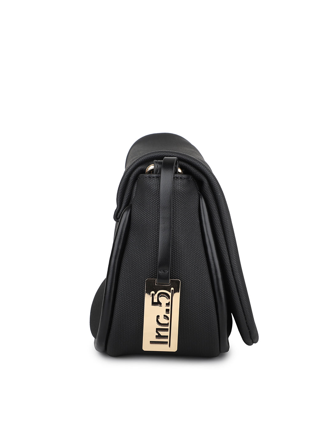 Women Black Solid Shoulder Bag