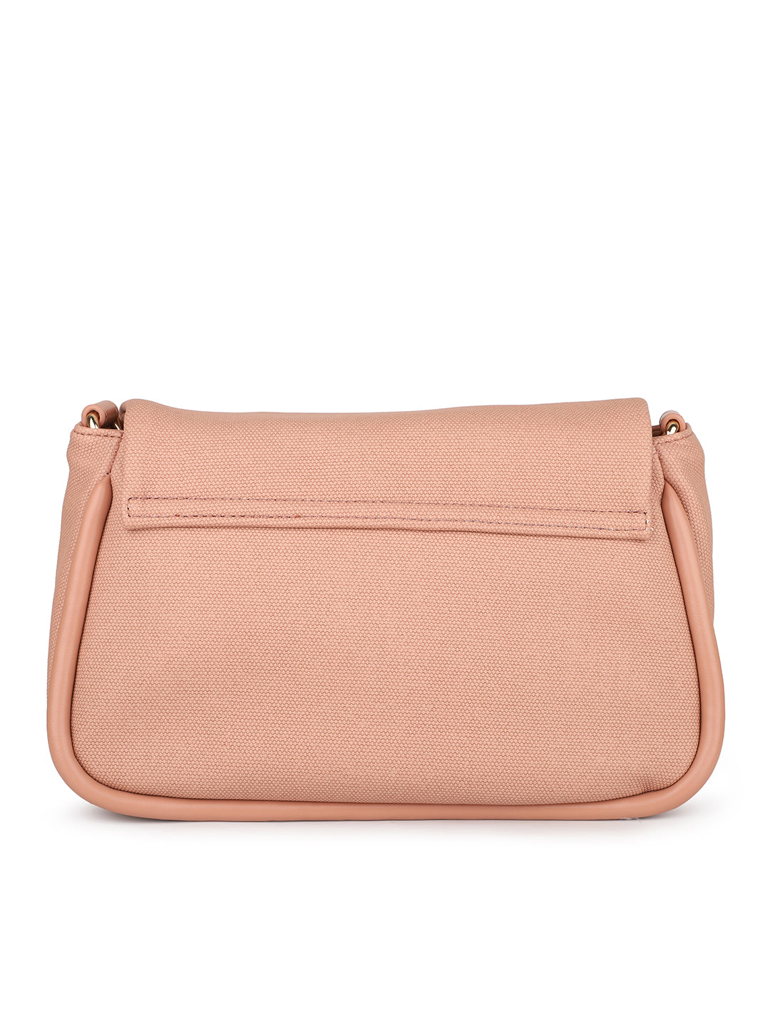 Women Peach Solid Shoulder Bag
