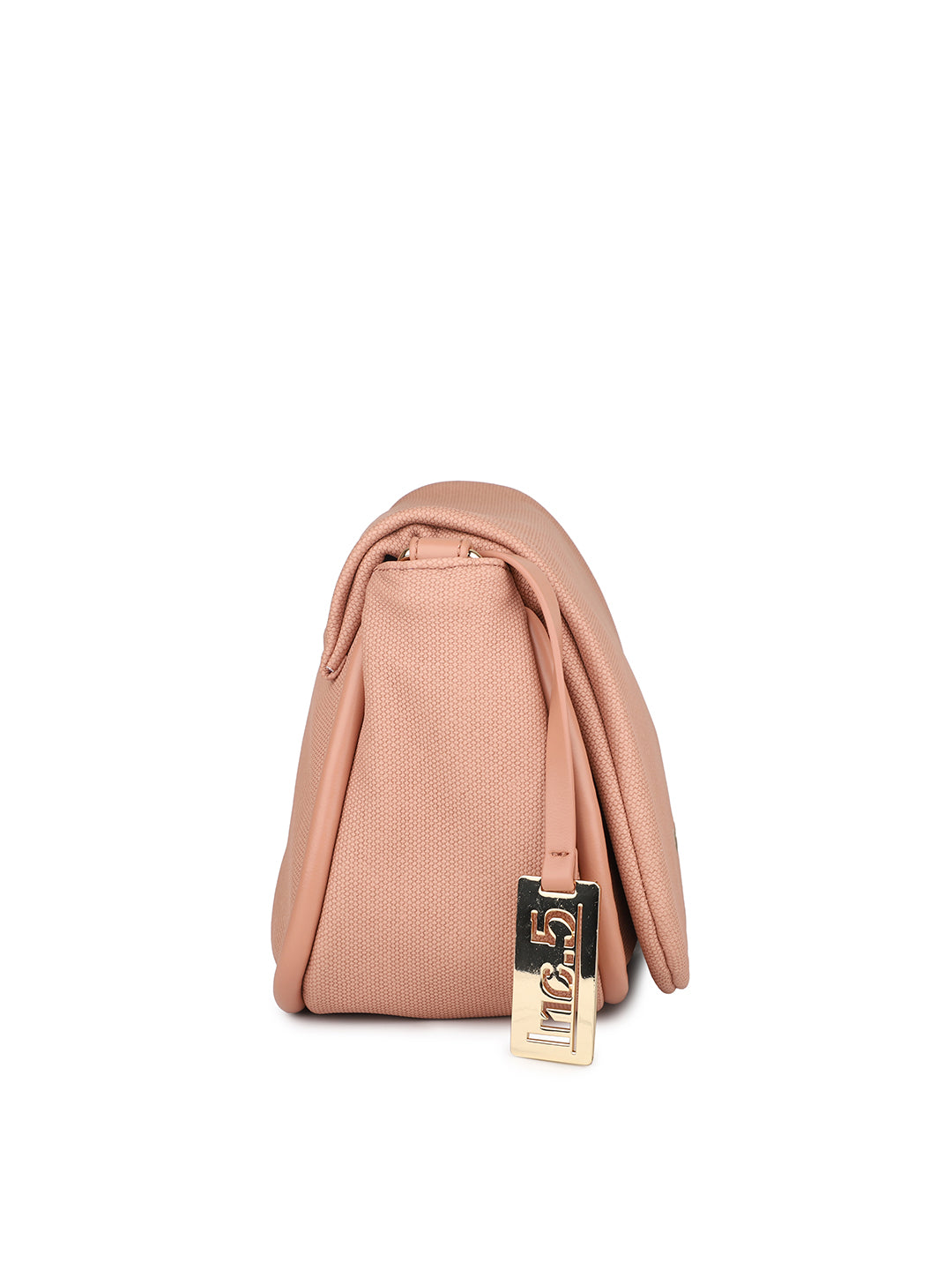 Women Peach Solid Shoulder Bag