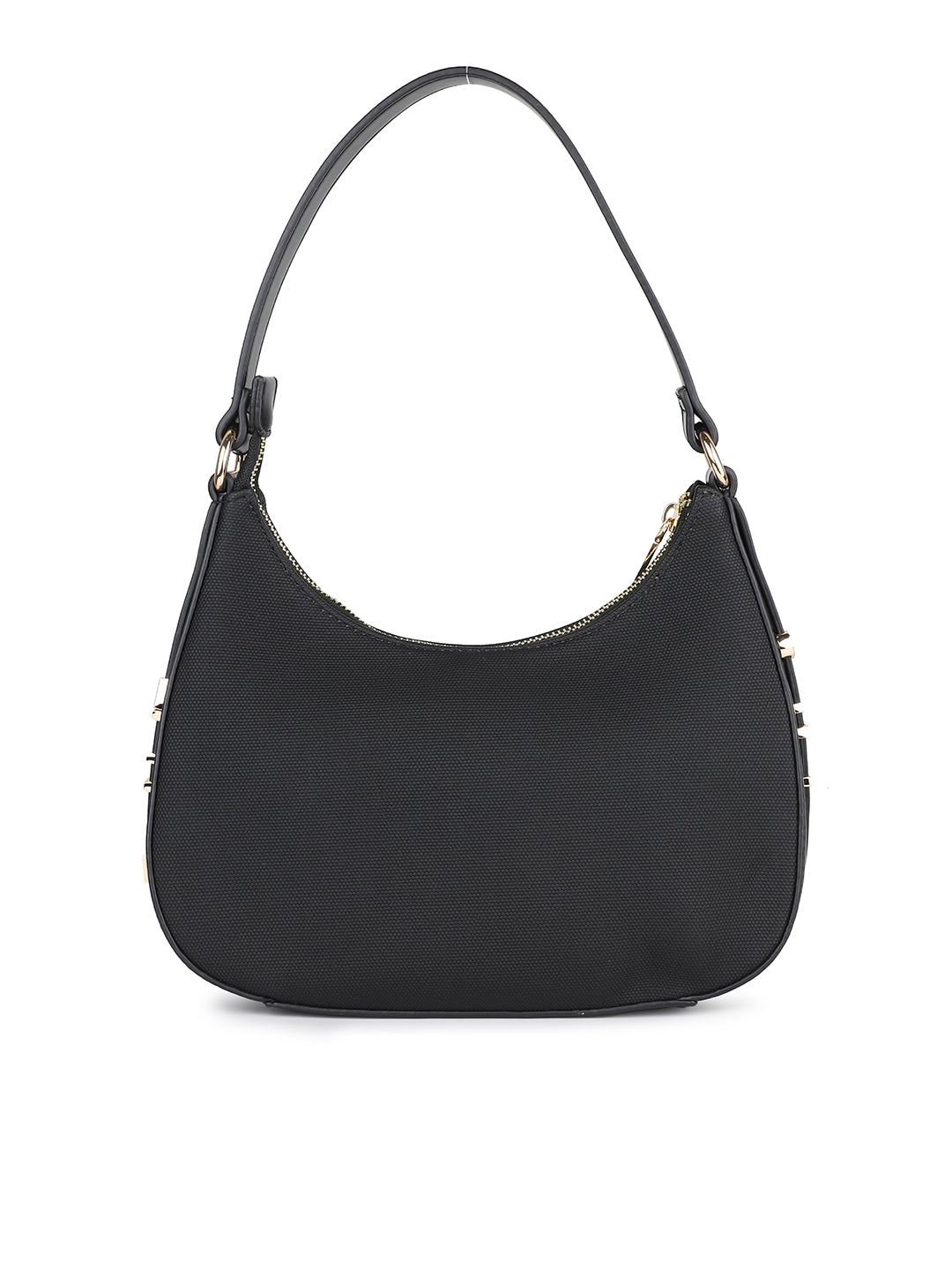 Women Black Solid Shoulder Bag