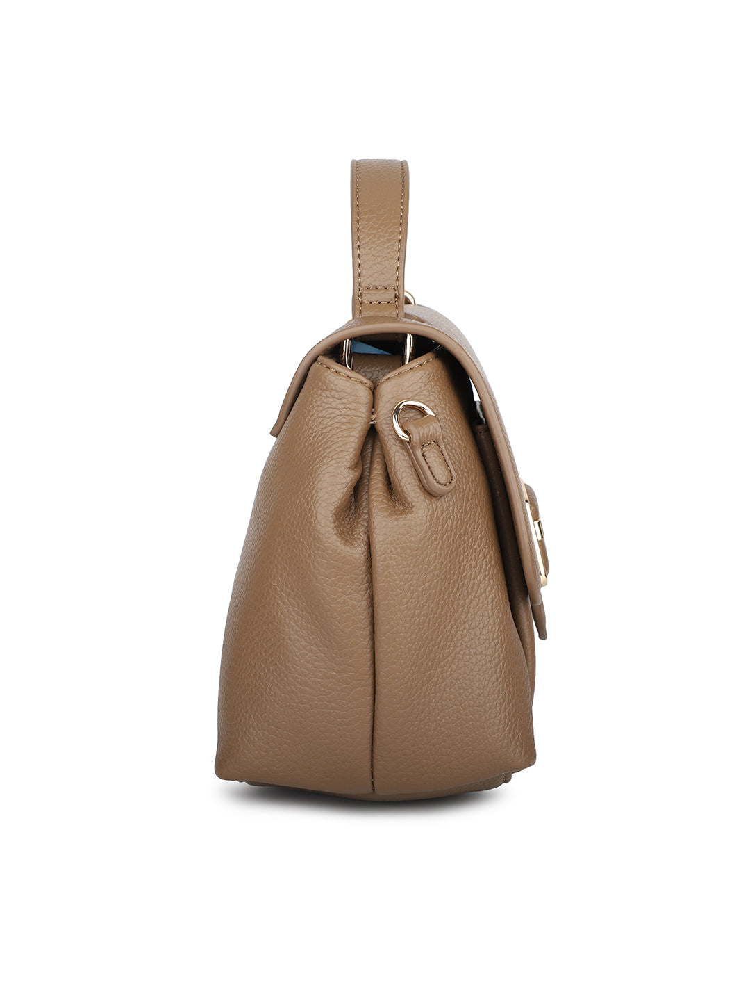 Women Brown Solid Shoulder Bag