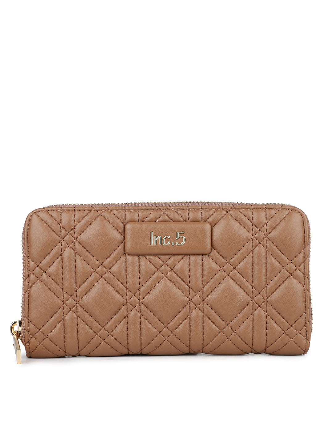 Women's Tan Textured Bifold Wallet