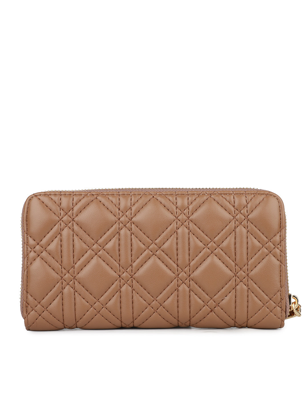 Women's Tan Textured Bifold Wallet