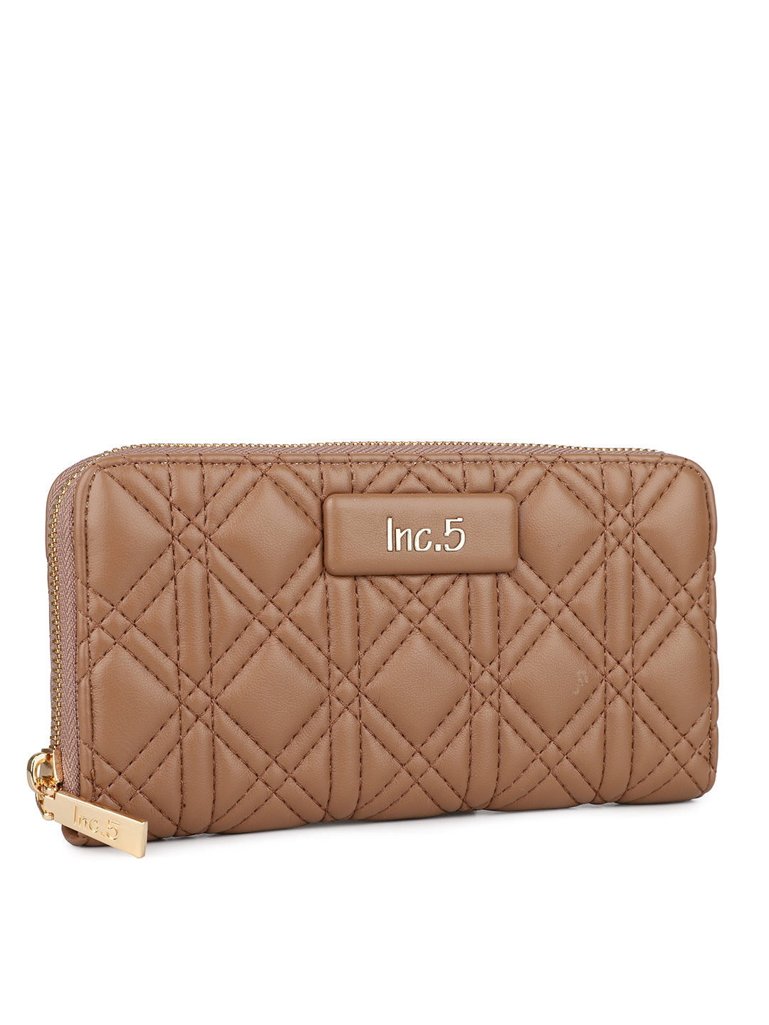 Women's Tan Textured Bifold Wallet