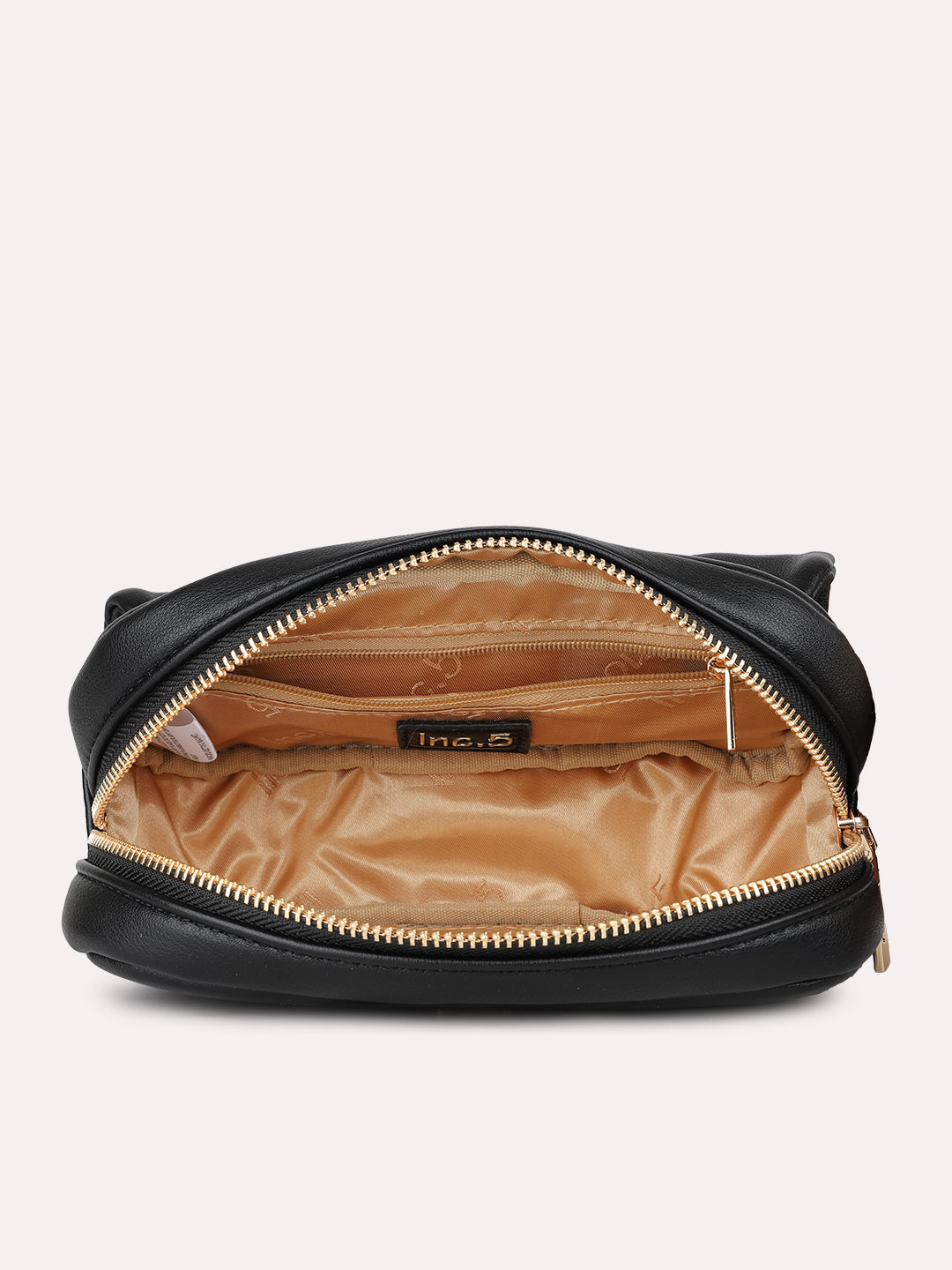 Womens Black Party Solid Sling Bag With Push Lock