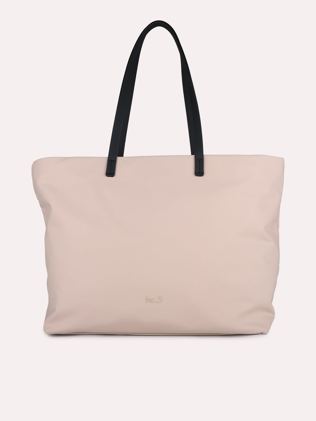 Womens Beige Casual Solid Shoulder Bag With Zip Lock