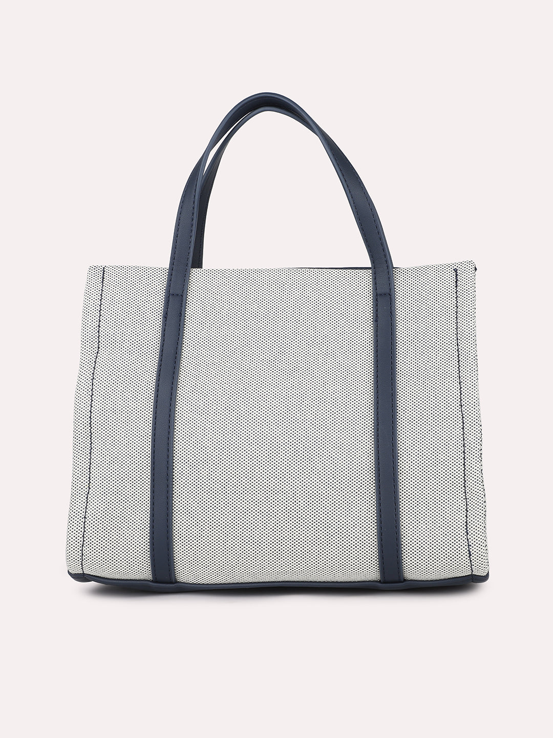 Women Blue Textured Structured Shoulder Bag