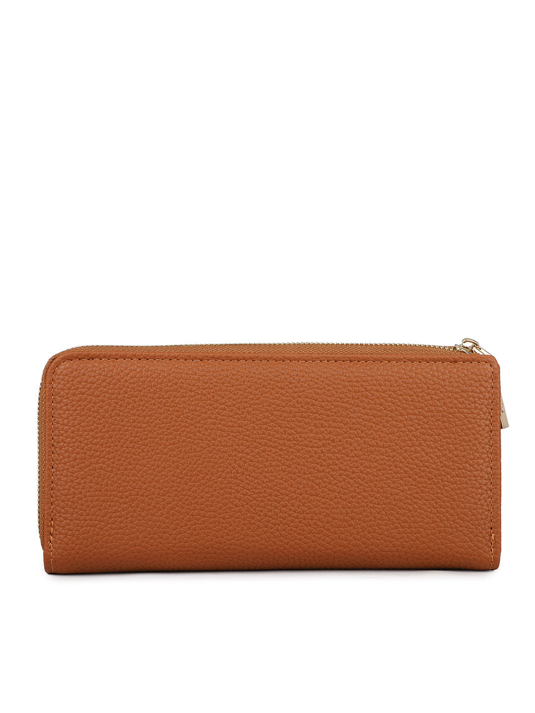 Women's Tan Textured Bifold Wallet