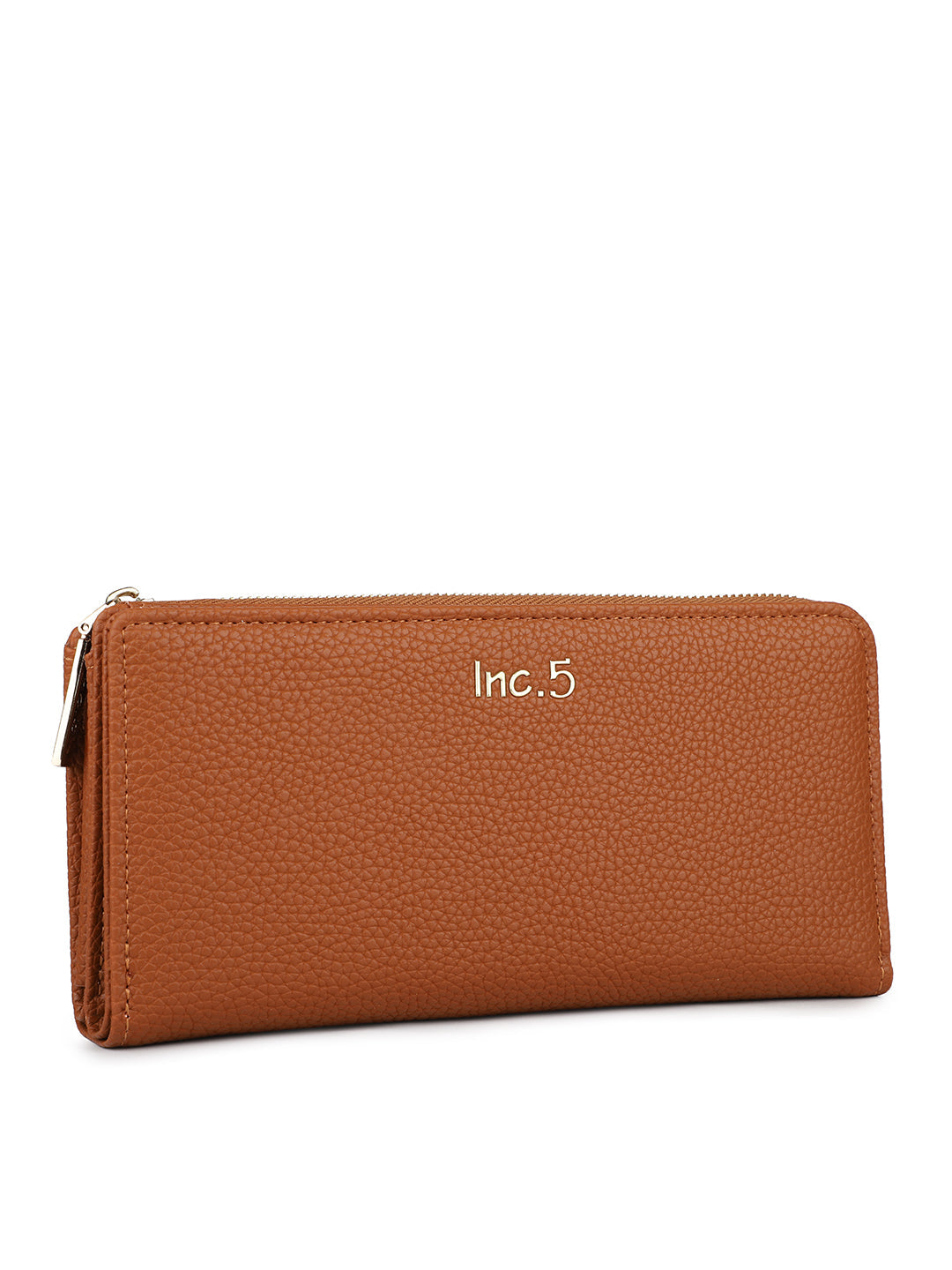 Women's Tan Textured Bifold Wallet