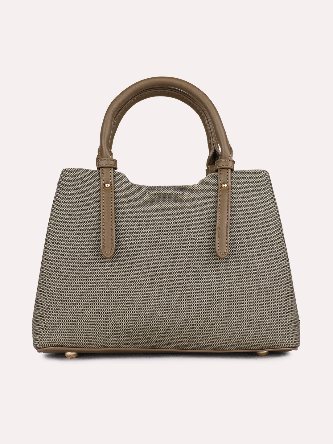 Womens Green Handbag With Magnet Lock For Party Use