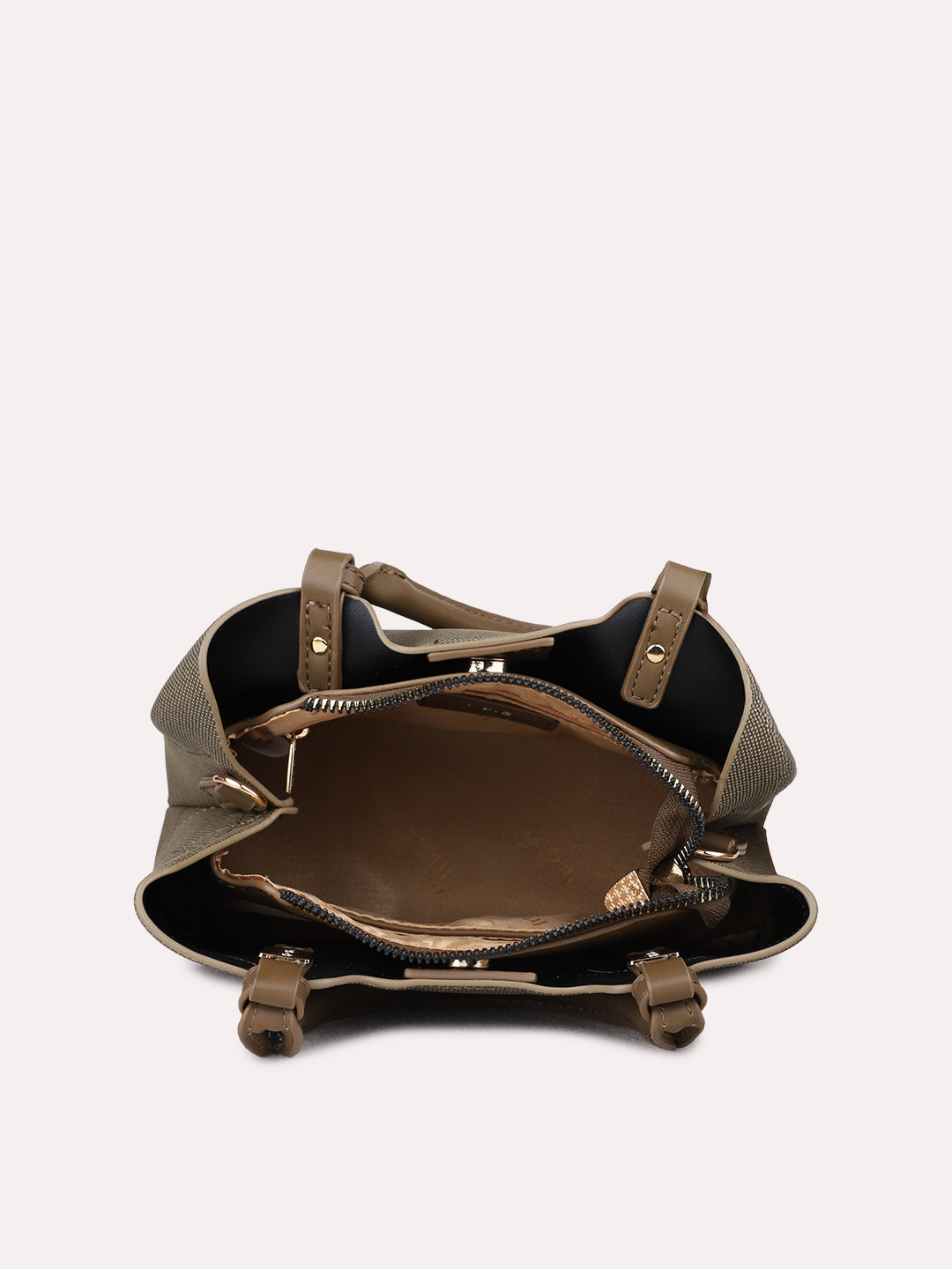 Womens Green Handbag With Magnet Lock For Party Use