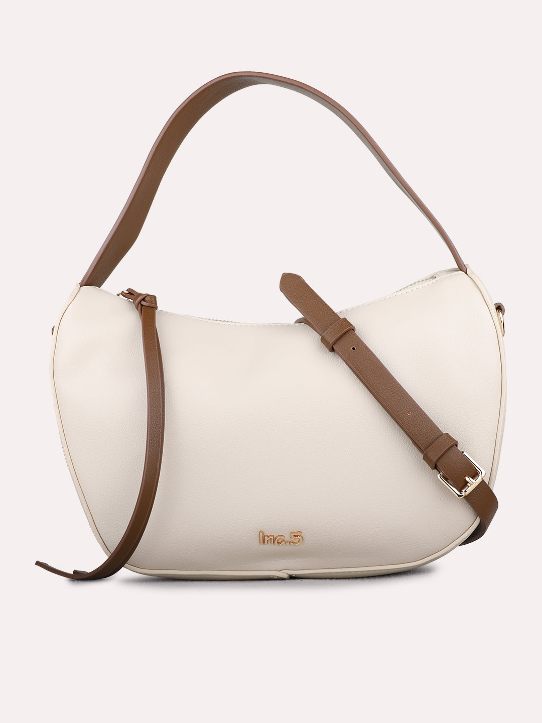 Womens Beige Shoulder Bag For Party