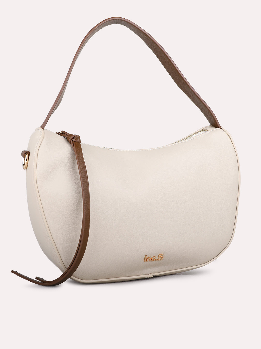 Womens Beige Shoulder Bag For Party