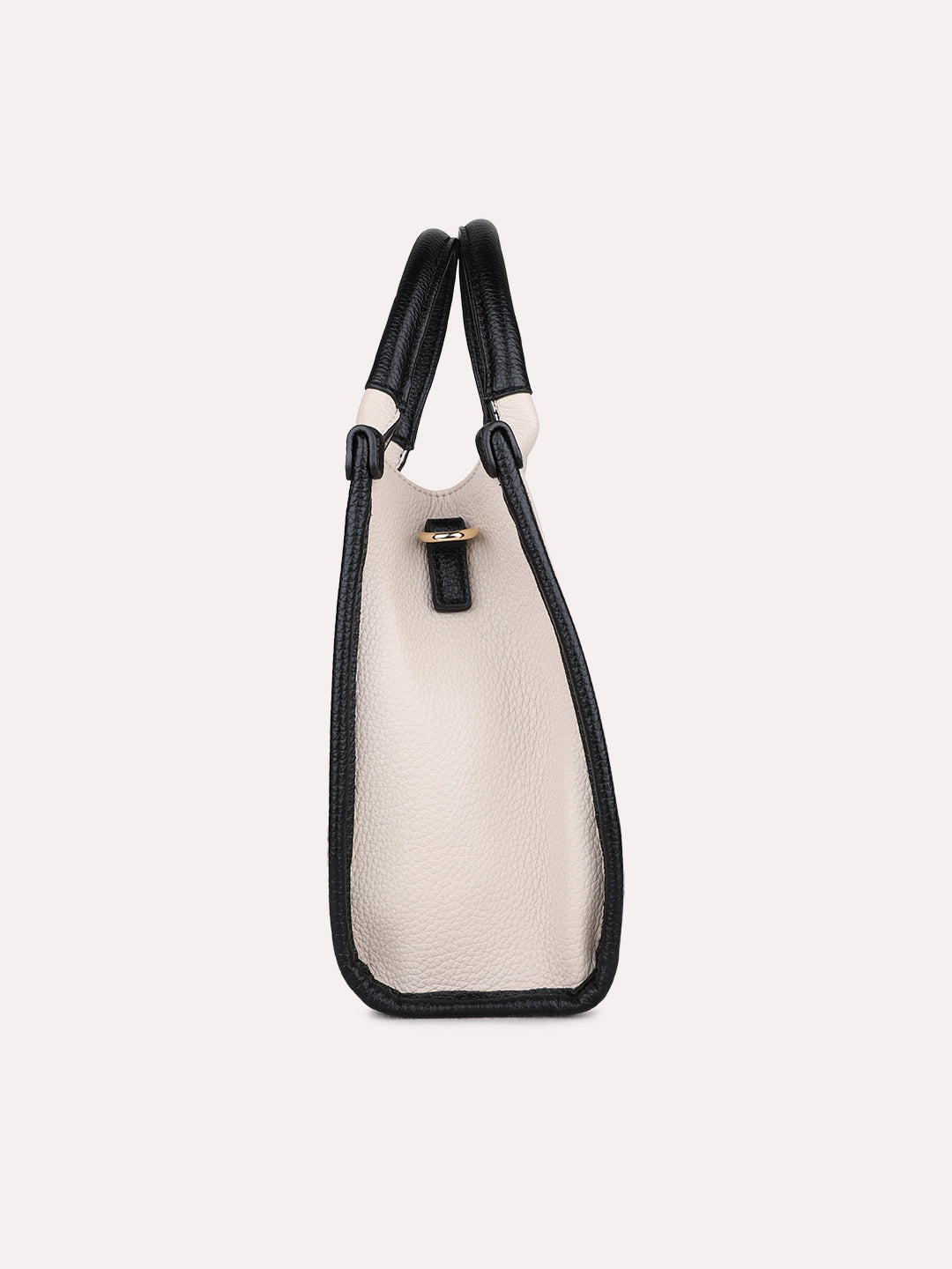 Womens Black Casual Handbag With Zip Lock