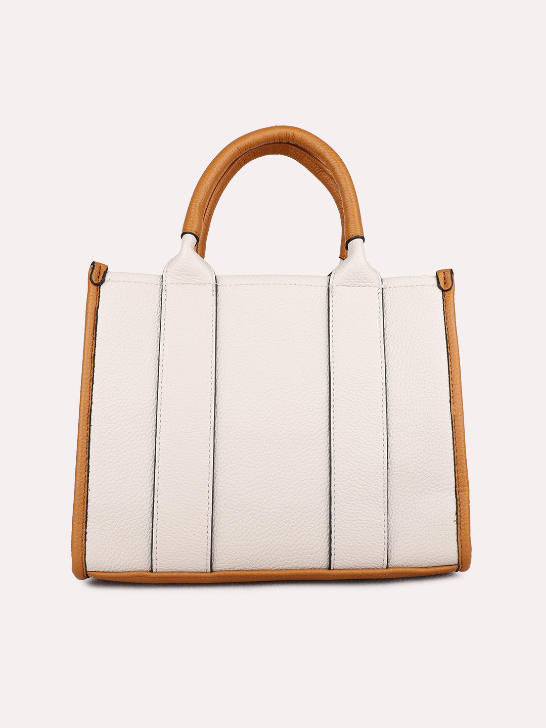 Womens Brown Casual Handbag With Zip Lock