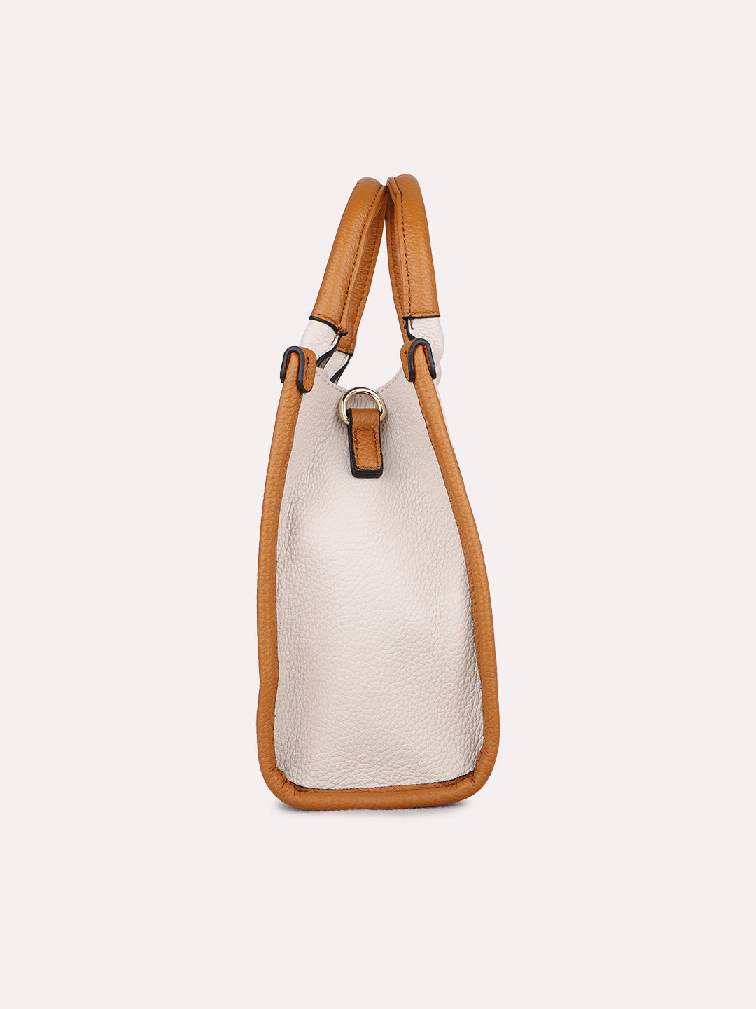 Womens Brown Casual Handbag With Zip Lock