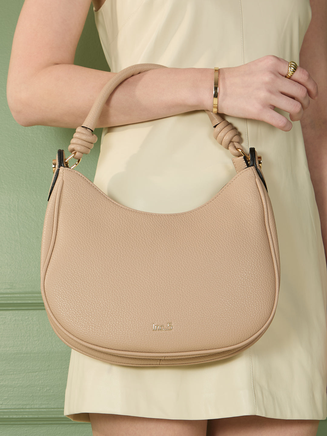 Womens Pink Casual Shoulder Bag With Zip Lock