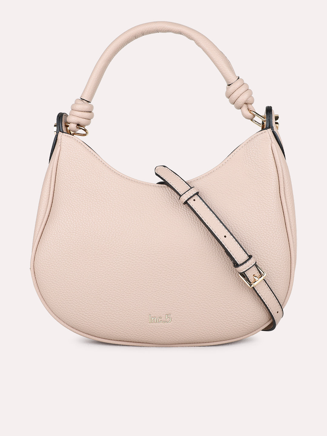 Womens Pink Casual Shoulder Bag With Zip Lock