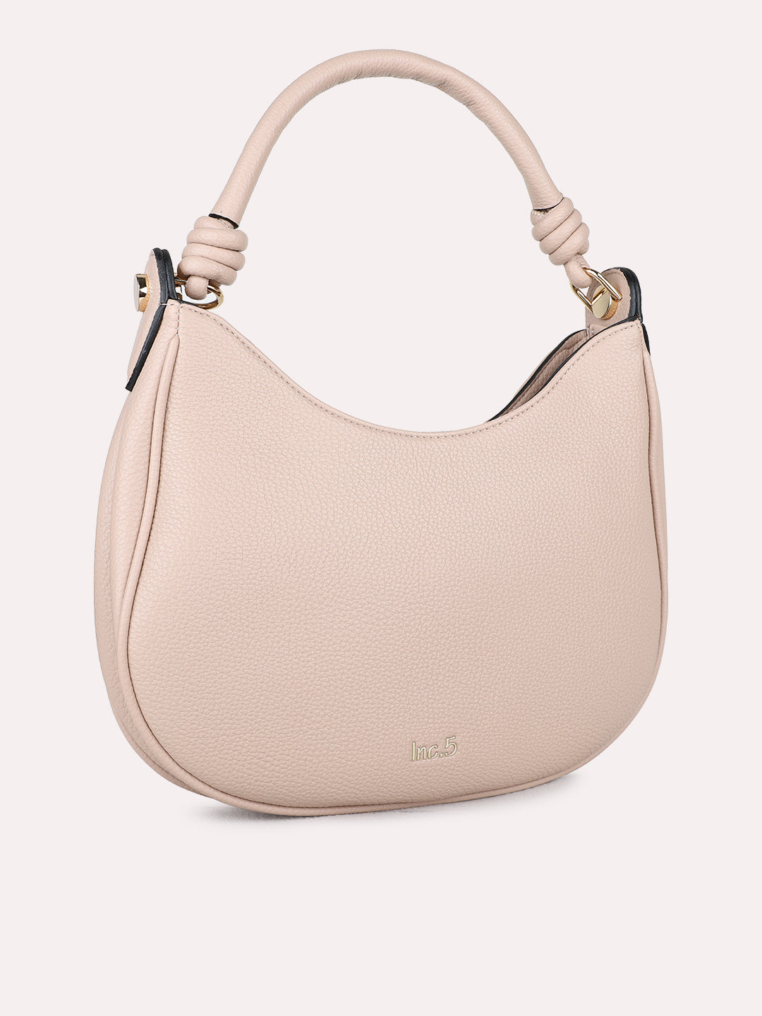 Womens Pink Casual Shoulder Bag With Zip Lock