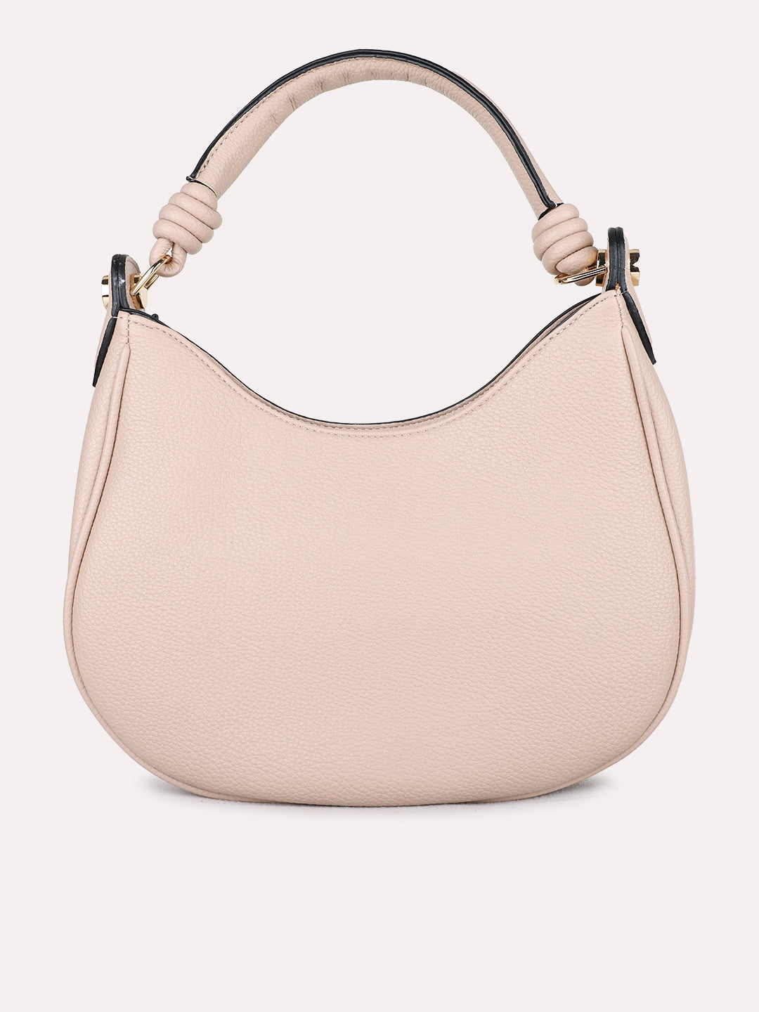 Womens Pink Casual Shoulder Bag With Zip Lock