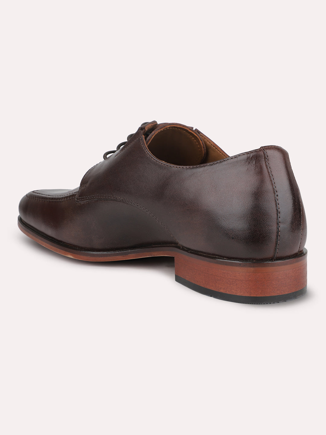 Atesber Brown Formal Lace-up Shoes For Mens