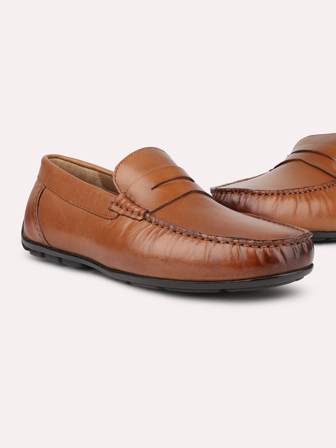 Atesber Tan Casual Driving Shoes For Mens