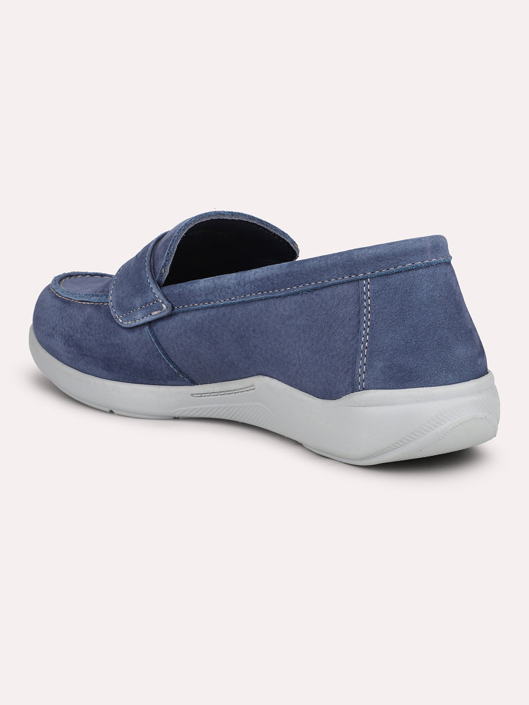 Atesber Blue Casual Slipons For Mens