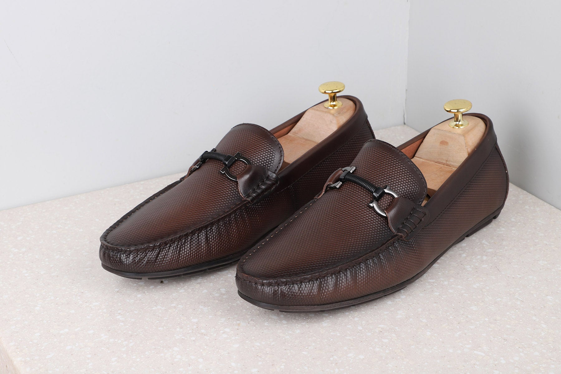 DRIVING SHOES-COFFEE-Men's Driving Shoes-Inc5 Shoes