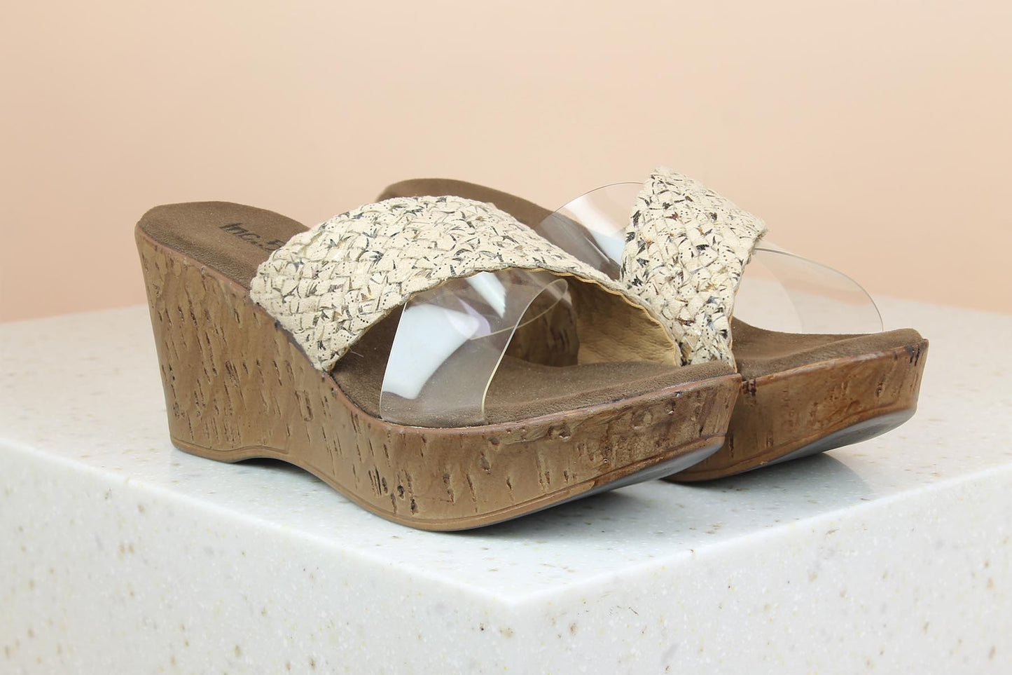 CROSS STRAP PLATFORM-Women'S Mules-Inc5 Shoes